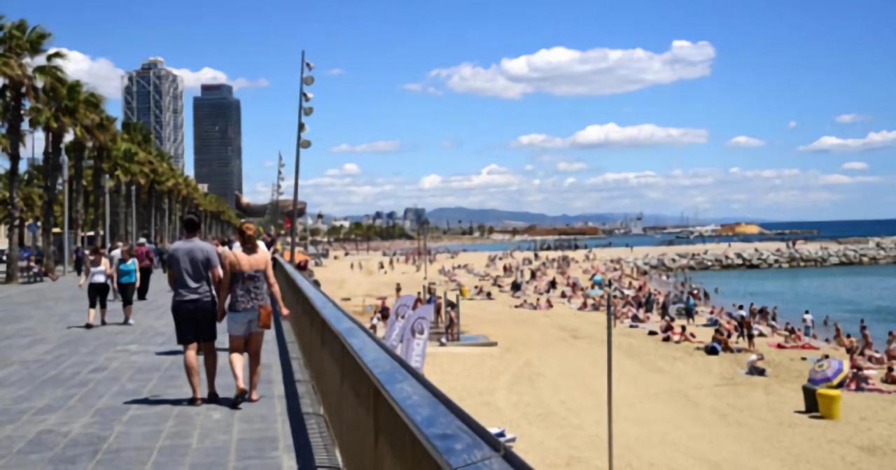 Barceloneta Eco-Friendly Studio -Private Bathroom- المظهر الخارجي الصورة